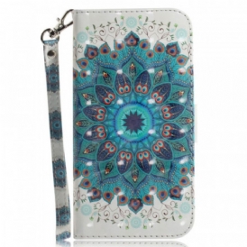 Custodia in pelle Sony Xperia 1 IV Mandala Strappy