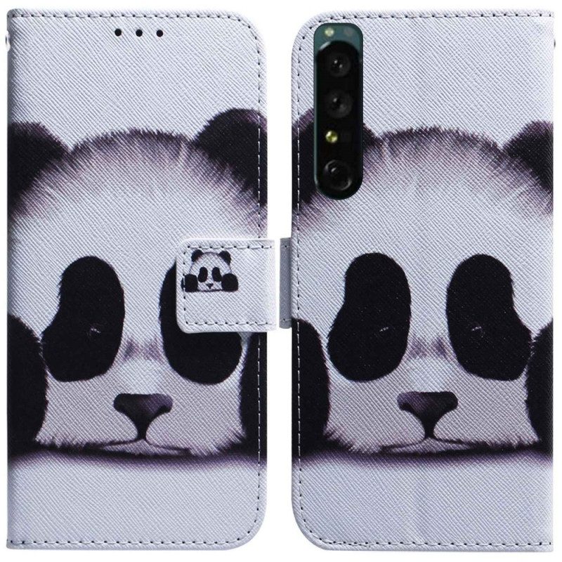 Custodia in pelle Sony Xperia 1 IV Panda