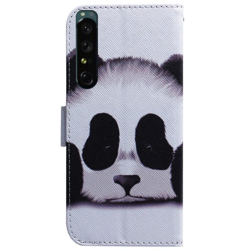 Custodia in pelle Sony Xperia 1 IV Panda