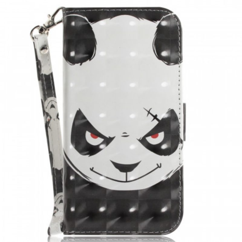 Custodia in pelle Sony Xperia 1 IV Panda Strappy