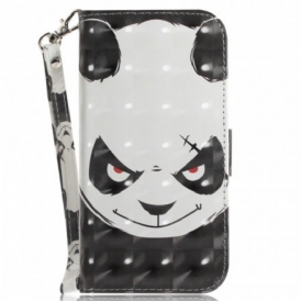 Custodia in pelle Sony Xperia 1 IV Panda Strappy