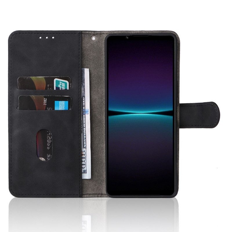 Custodia in pelle Sony Xperia 1 IV Semplice Con Cinturino