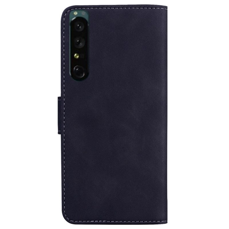 Custodia in pelle Sony Xperia 1 IV Tinta Unita