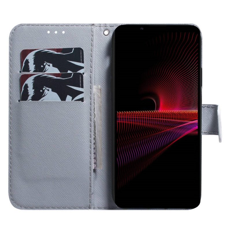 Folio Cover Sony Xperia 1 IV Cane Perizoma