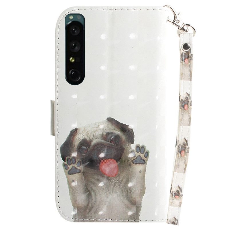 Folio Cover Sony Xperia 1 IV Cane Perizoma