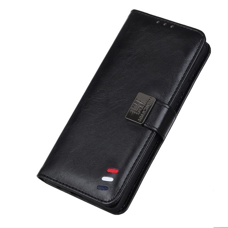 Folio Cover Sony Xperia 1 IV Chiusura In Argento Tricolore