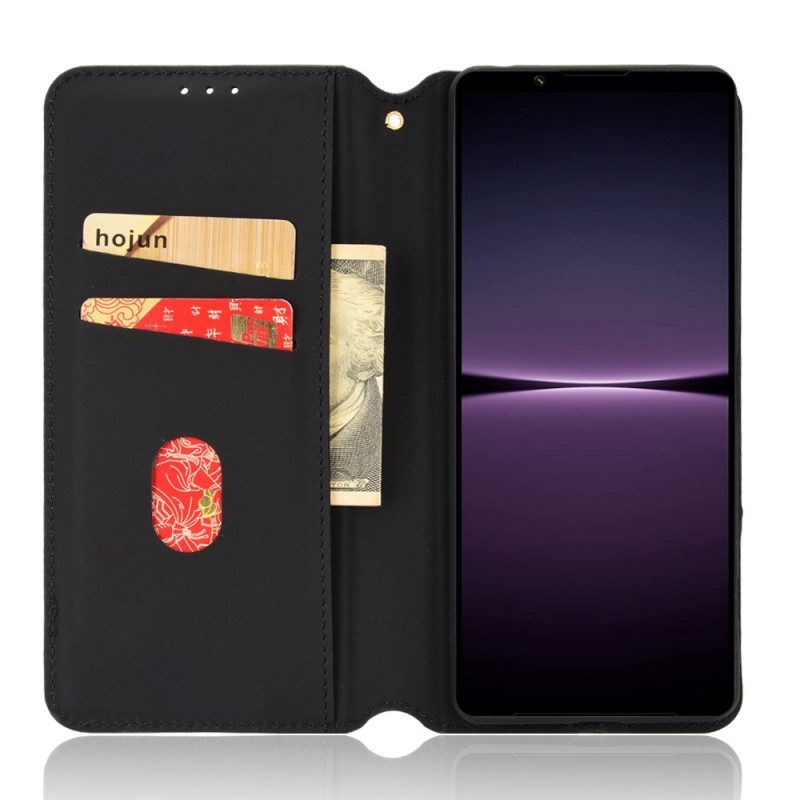 Folio Cover Sony Xperia 1 IV Custodia in pelle Cubi 3d