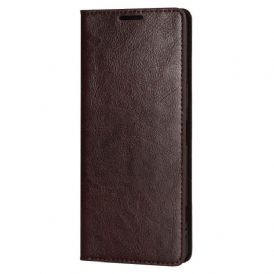 Folio Cover Sony Xperia 1 IV Custodia in pelle Vera Pelle