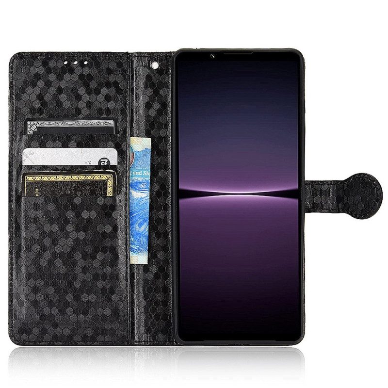 Folio Cover Sony Xperia 1 IV Design Con Cinturino 3d