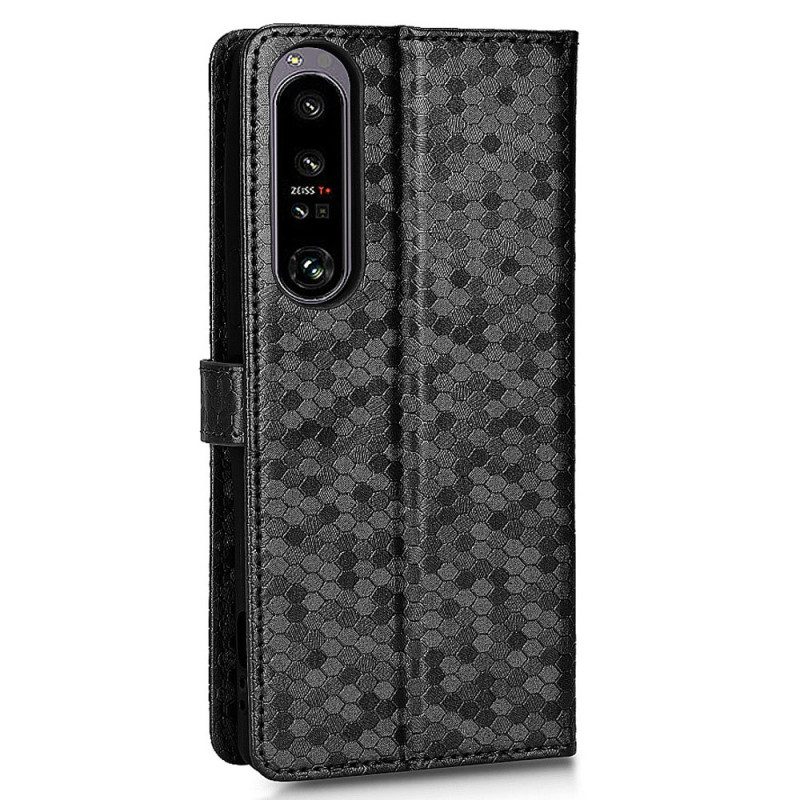 Folio Cover Sony Xperia 1 IV Design Con Cinturino 3d