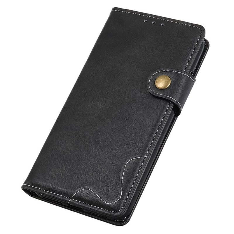 Folio Cover Sony Xperia 1 IV Disegno Di Cucito