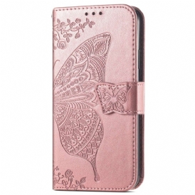 Folio Cover Sony Xperia 1 IV Farfalla Barocca