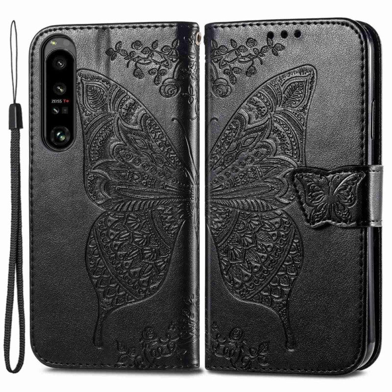 Folio Cover Sony Xperia 1 IV Farfalla Barocca