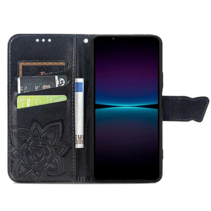 Folio Cover Sony Xperia 1 IV Farfalla Barocca