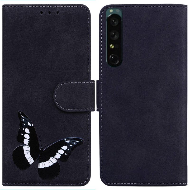 Folio Cover Sony Xperia 1 IV Farfalla D'epoca