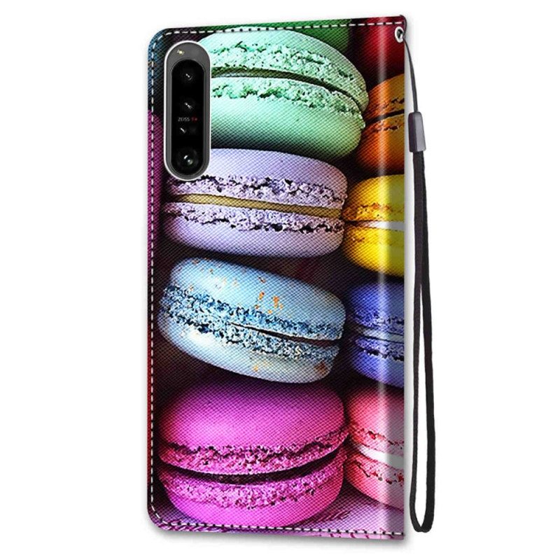 Folio Cover Sony Xperia 1 IV Macarons