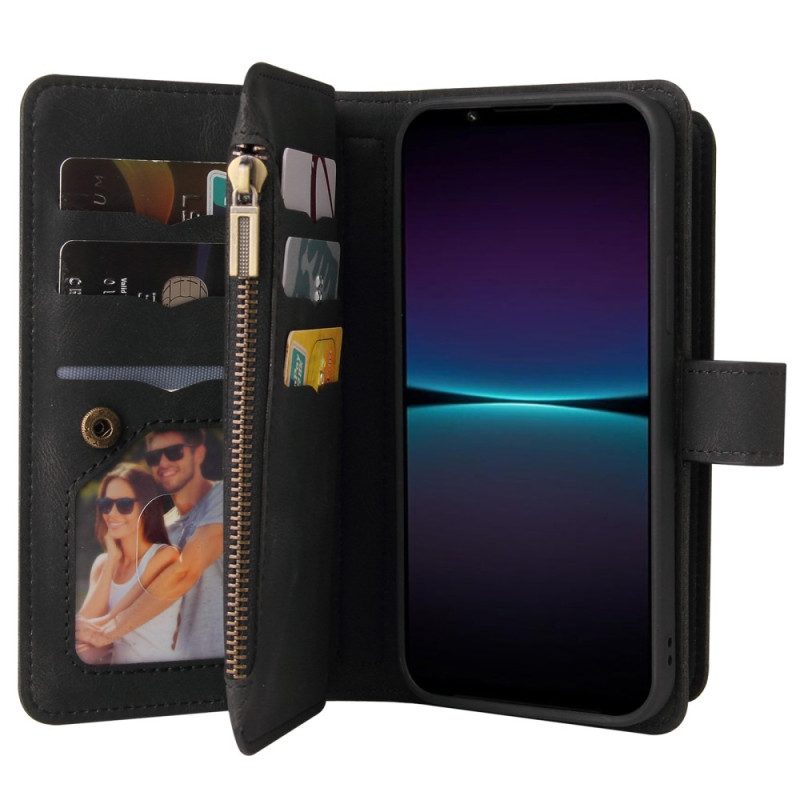 Folio Cover Sony Xperia 1 IV Portacarte Multifunzione