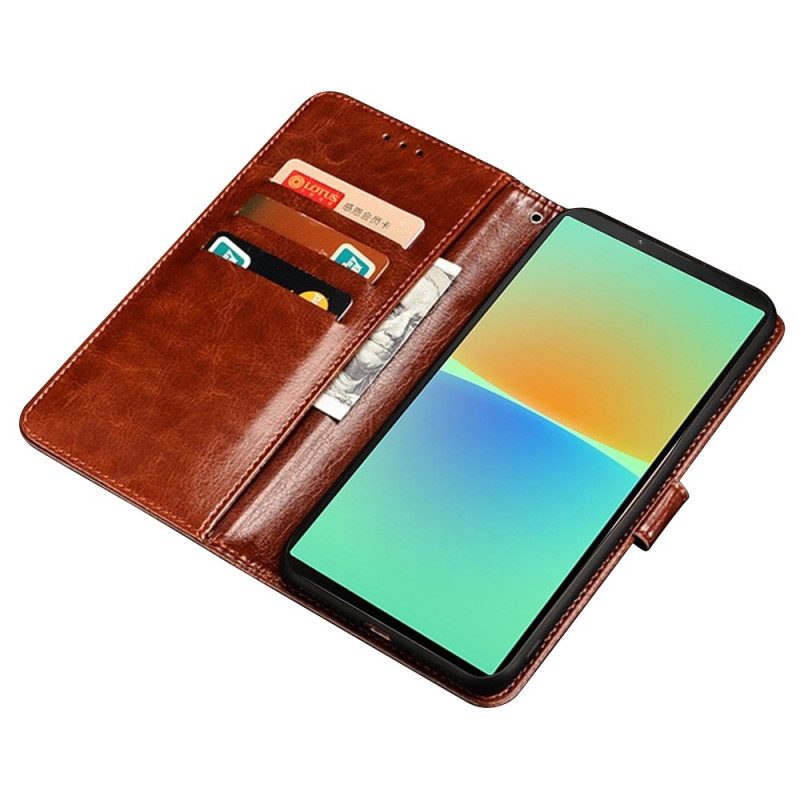 Folio Cover Sony Xperia 1 IV Similpelle Idewei