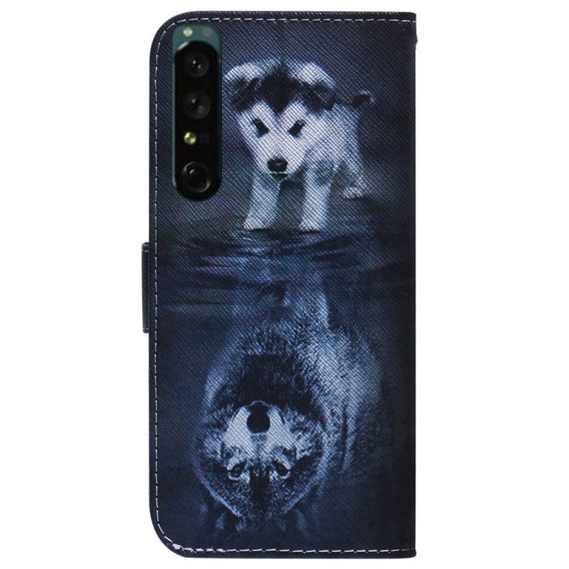 Folio Cover Sony Xperia 1 IV Sogno Da Cucciolo