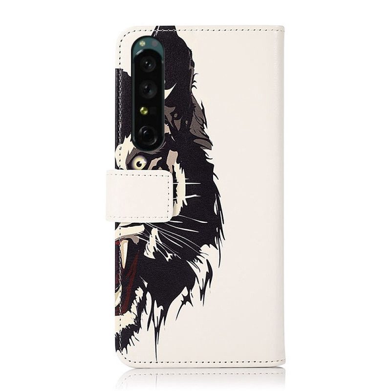 Folio Cover Sony Xperia 1 IV Tigre Feroce