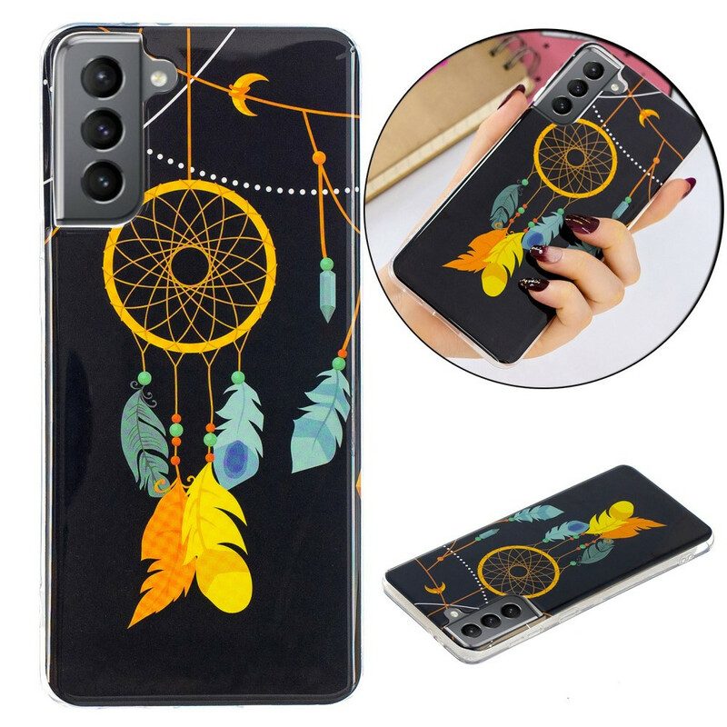 Cover Samsung Galaxy S21 FE Acchiappasogni Fluorescente