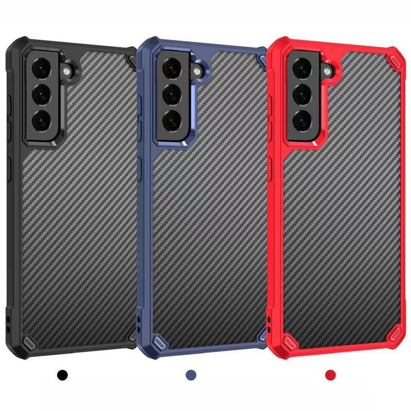 Cover Samsung Galaxy S21 FE Bordi In Silicone Ibrido