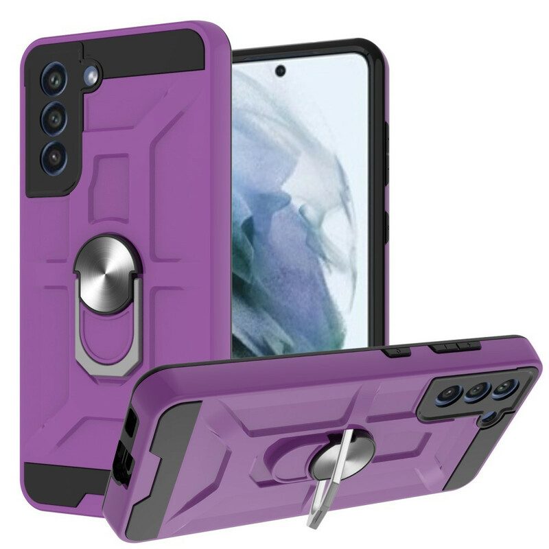 Cover Samsung Galaxy S21 FE Colore Supporto Anello Staccabile