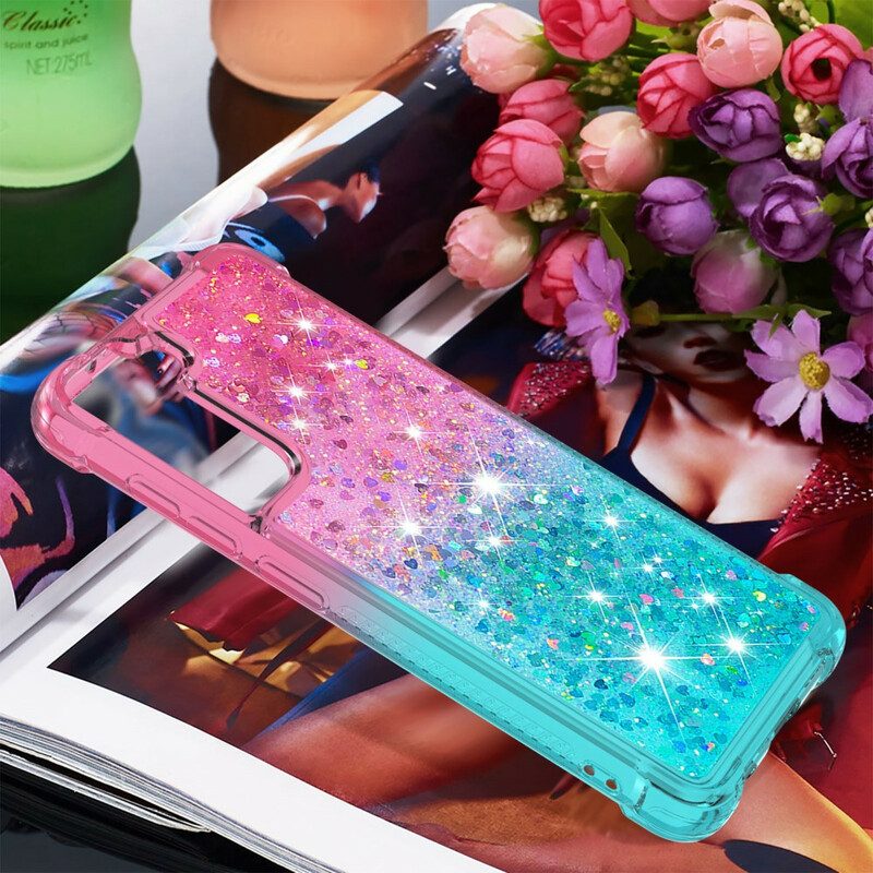 Cover Samsung Galaxy S21 FE Colori Paillettes