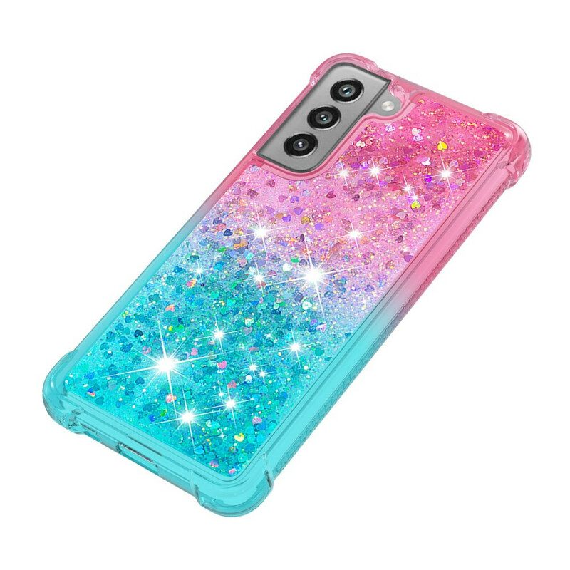 Cover Samsung Galaxy S21 FE Colori Paillettes