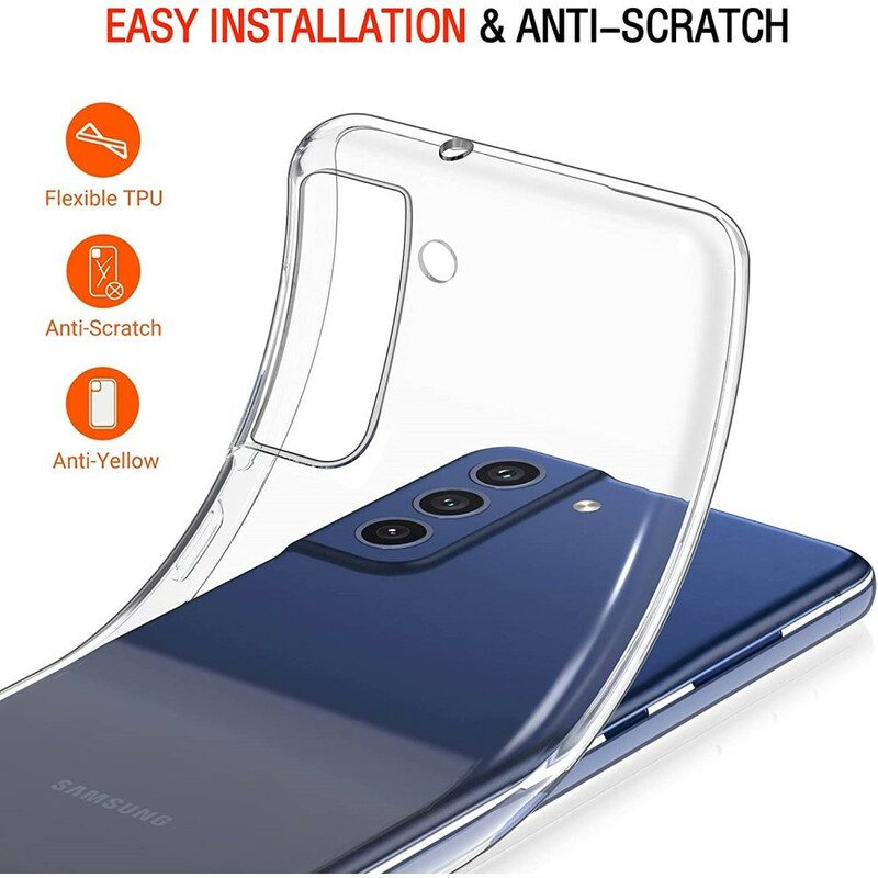 Cover Samsung Galaxy S21 FE E Schermo In Vetro Temperato