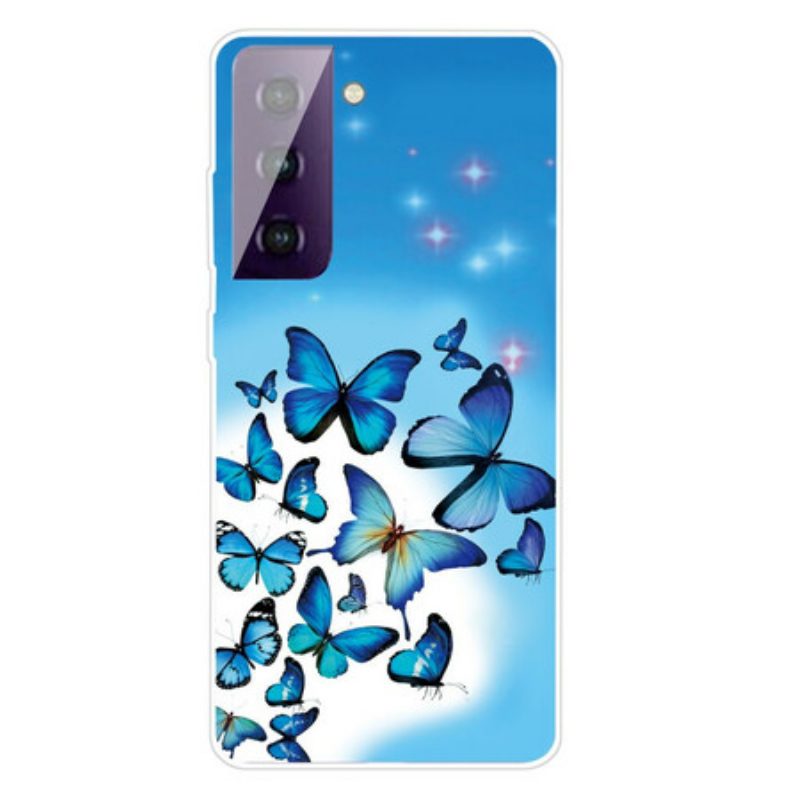 Cover Samsung Galaxy S21 FE Farfalle Farfalle