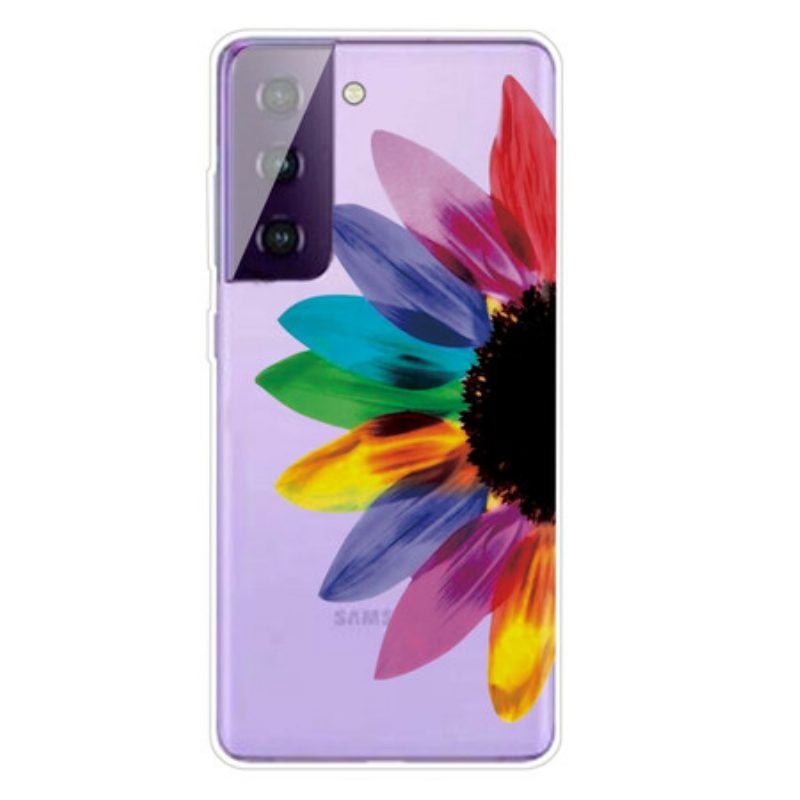 Cover Samsung Galaxy S21 FE Fiore Colorato