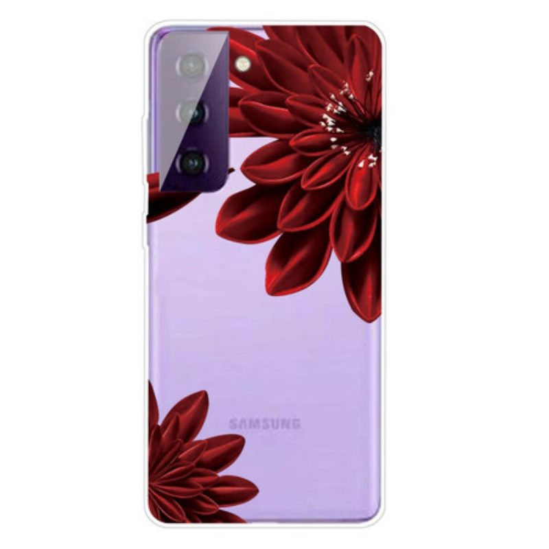 Cover Samsung Galaxy S21 FE Fiori Selvatici