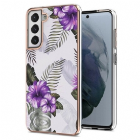 Cover Samsung Galaxy S21 FE Fiori Viola