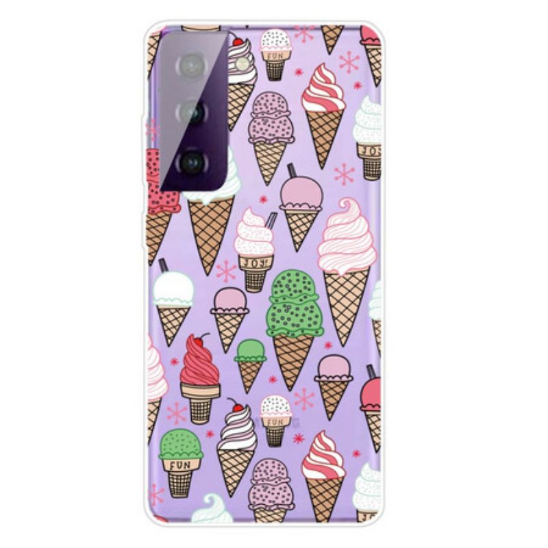 Cover Samsung Galaxy S21 FE Gelato Alla Crema