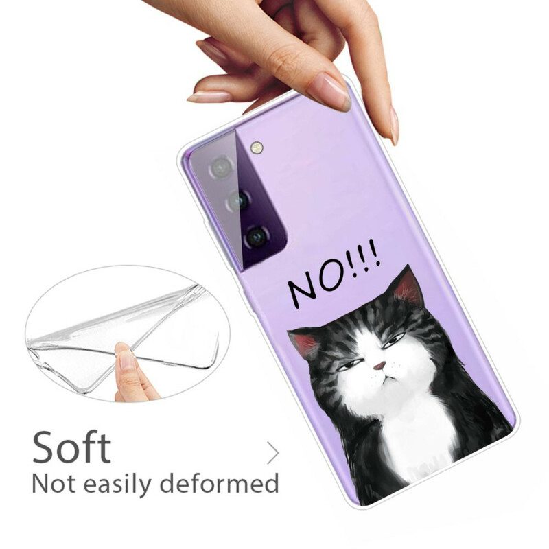 Cover Samsung Galaxy S21 FE Il Gatto Che Dice Di No