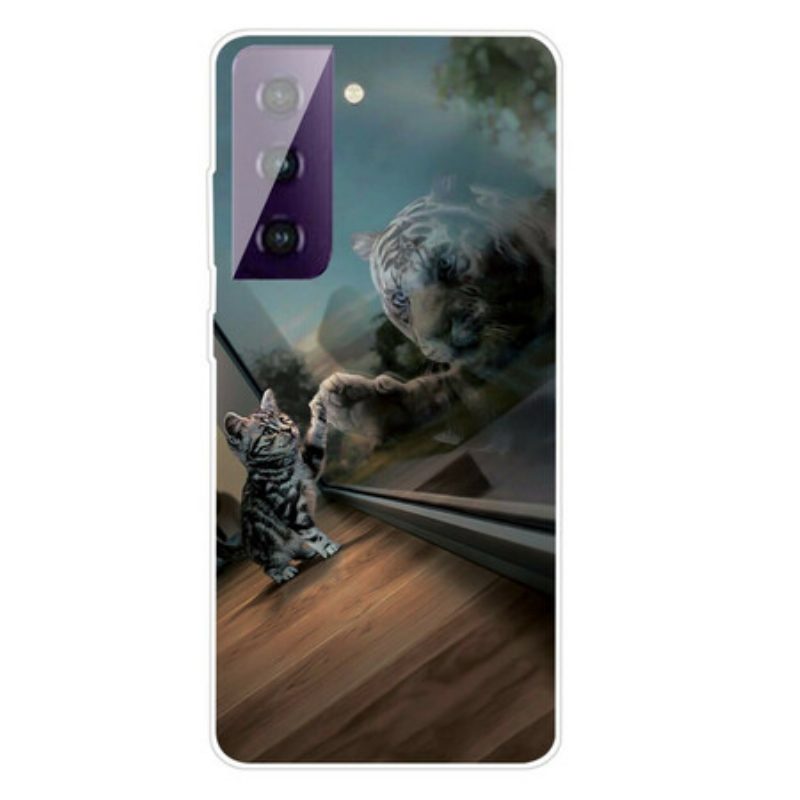 Cover Samsung Galaxy S21 FE Il Sogno Del Gattino