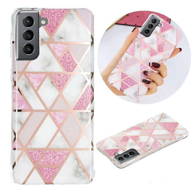 Cover Samsung Galaxy S21 FE Marmo Ultra Design