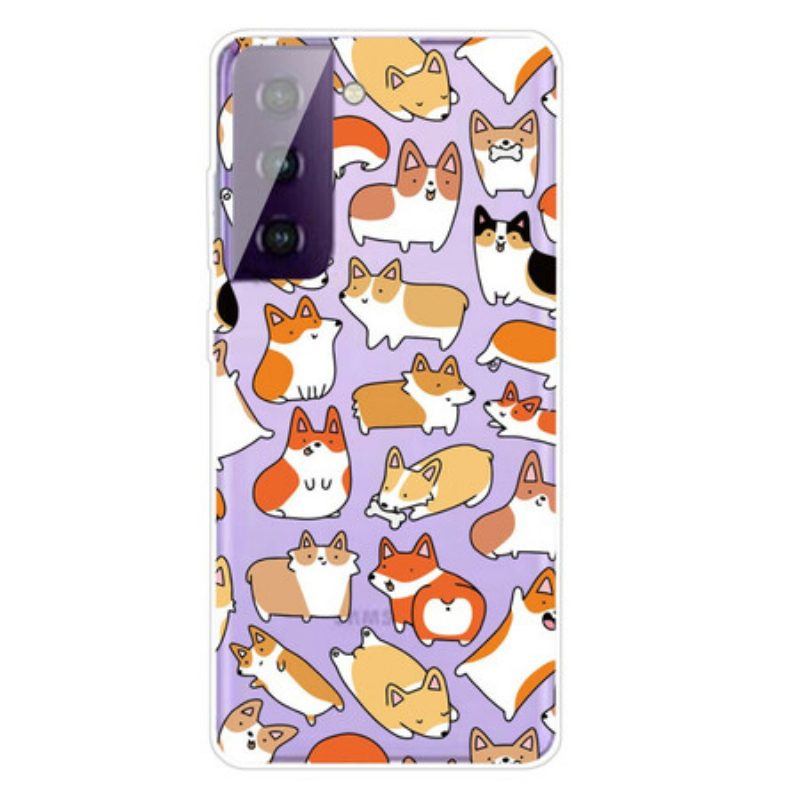 Cover Samsung Galaxy S21 FE Più Cani