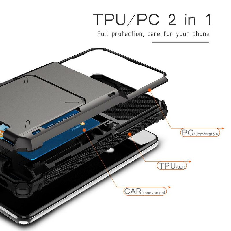 Cover Samsung Galaxy S21 FE Portacarte Stile Flip