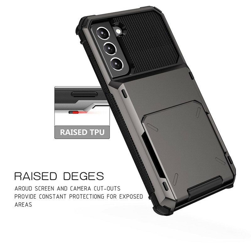 Cover Samsung Galaxy S21 FE Portacarte Stile Flip