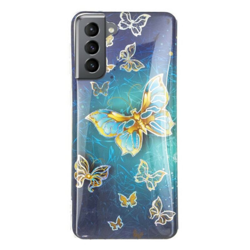 Cover Samsung Galaxy S21 FE Progettare Farfalle