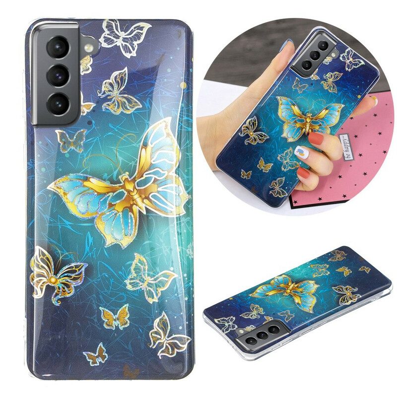 Cover Samsung Galaxy S21 FE Progettare Farfalle