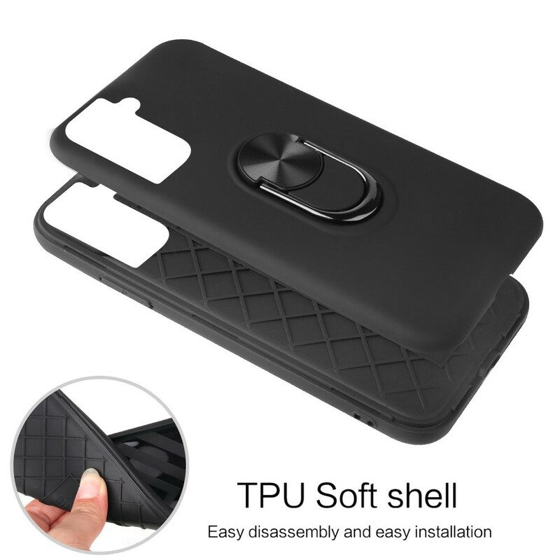 Cover Samsung Galaxy S21 FE Staccabile Con Anello Di Supporto