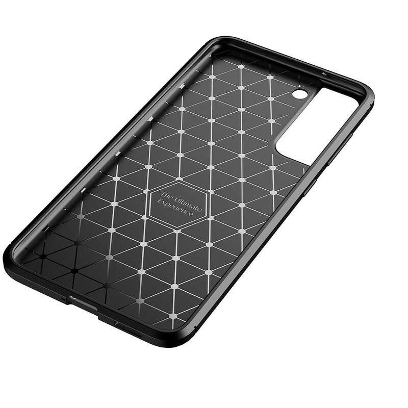 Cover Samsung Galaxy S21 FE Struttura Flessibile In Fibra Di Carbonio