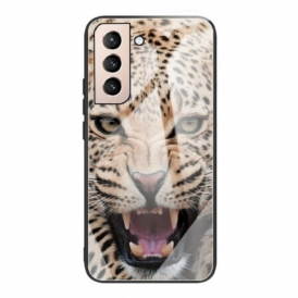 Cover Samsung Galaxy S21 FE Vetro Temperato Leopardo