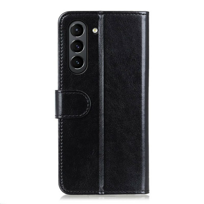 Custodia in pelle Samsung Galaxy S21 FE Finezza Ghiacciata