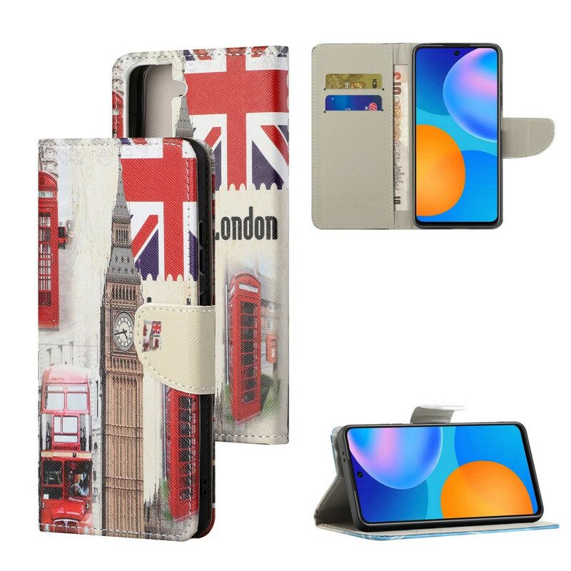 Custodia in pelle Samsung Galaxy S21 FE Vita Londinese