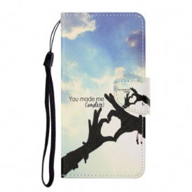 Folio Cover Samsung Galaxy S21 FE Completo Di Cordino