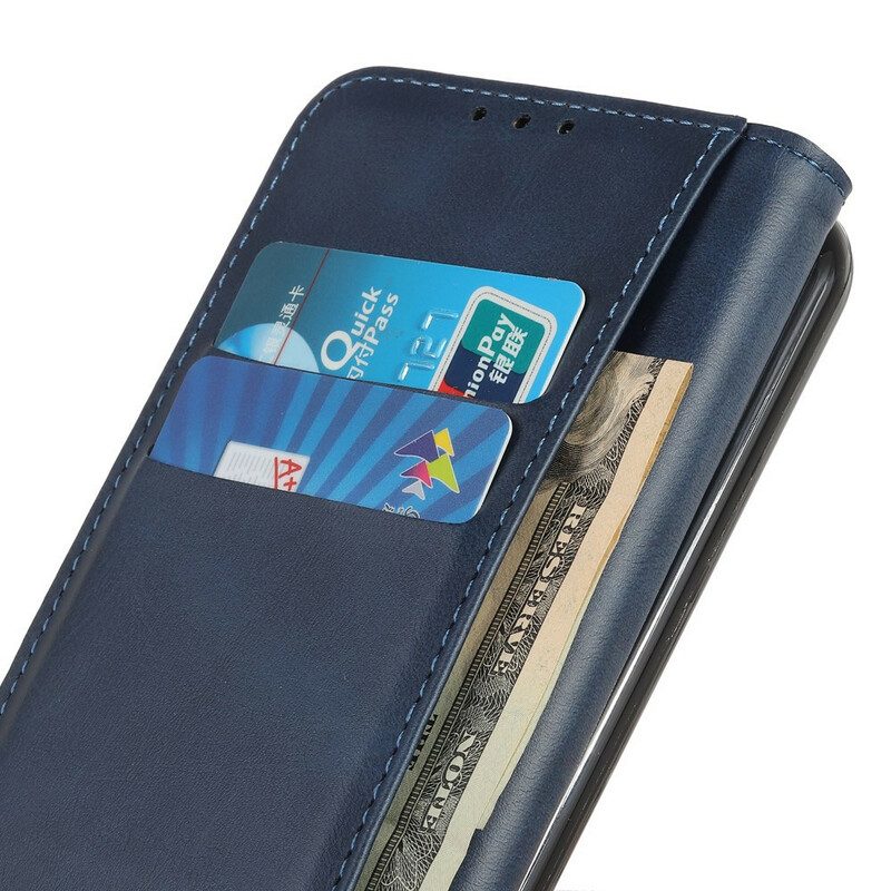 Folio Cover Samsung Galaxy S21 FE Custodia in pelle Cuoio Spaccato